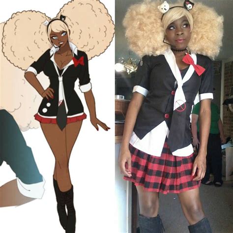 black anime character cosplay|black anime girl cosplay.